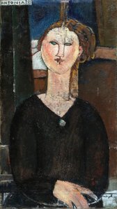 アントニア、1915年頃 作： Amedeo Modigliani