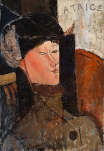 ベアトリス（ベアトリス・ヘイスティングスの肖像） 作： Amedeo Modigliani