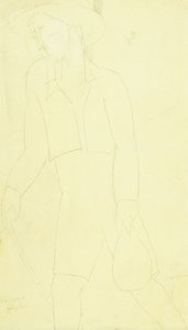 羊飼い、1915-16 作： Amedeo Modigliani