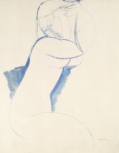 カリアチド、1913年頃 作： Amedeo Modigliani
