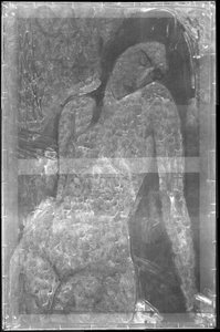 女性ヌード、1916年頃（レントゲン撮影） 作： Amedeo Modigliani