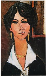 仏語: アルジェリア人
ドイツ語： Algerierin 作： アメデオ・モディリアーニ