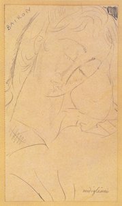頭-バイロン 作： Amedeo Modigliani