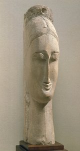 女性の頭 作： Amedeo Modigliani