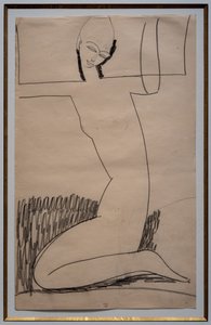 土下座するカリアティッド 作： アメデオ・モディリアーニ