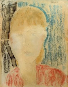 ピンクのボディス 作： Amedeo Modigliani