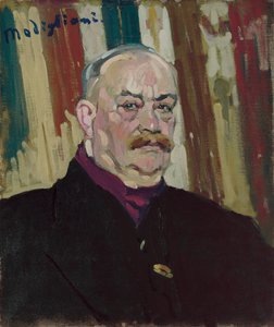 ジョセフ・リーバイの肖像、1909年頃 作： Amedeo Modigliani