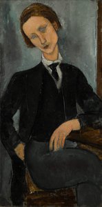 バラノフスキーの肖像、1918年。 作： Amedeo Modigliani