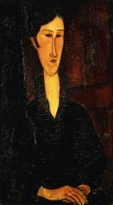 マダム・ズボロフスカの肖像。 Ritratto di Mne Zborowska、1917 作： Amedeo Modigliani