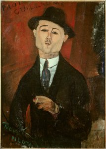 ポールギヨームの肖像 作： Amedeo Modigliani