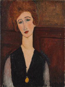 女性の肖像 作： Amedeo Modigliani