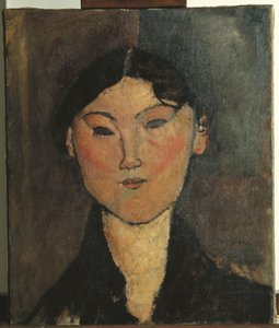 女性の肖像 作： Amedeo Modigliani
