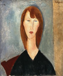 無名のモデルの肖像（油彩・キャンバス） 作： Amedeo Modigliani