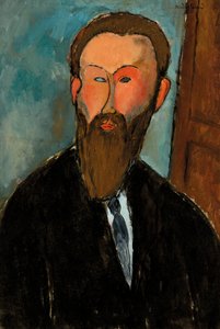 写真家Dilewskiの肖像、1916年 作： Amedeo Modigliani