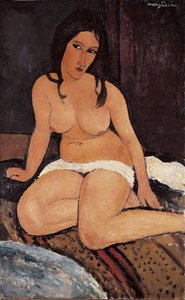 着席ヌード、1917
