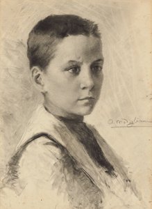 自画像、1899 作： Amedeo Modigliani