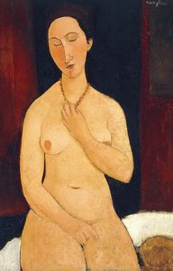 ネックレス付きヌード、1917年