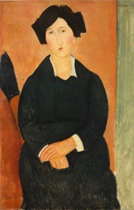 1917年のイタリア人女性 作： Amedeo Modigliani
