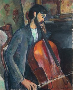ヴィオロンチェロ奏者 作： Amedeo Modigliani