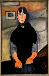 人々の若い女性 作： Amedeo Modigliani