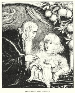 アルキプロンとフロリアン（彫刻作品 作： Amelia M. (attr.to) Bowerley or Bauerle