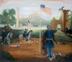 自由の寓意 作： American 19th Century