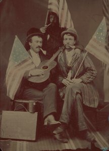 3 人の男性の肖像 作： American 19th Century