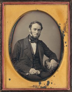 男の肖像 作： American 19th Century