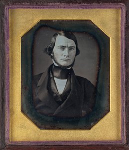 男の肖像 作： American 19th Century