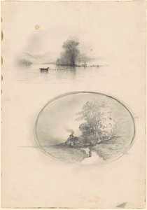 海景と風景 作： American 19th Century