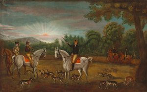 狩りの始まり 作： American 19th Century