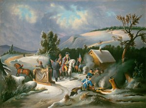バレーフォージのワシントン 作： American 19th Century