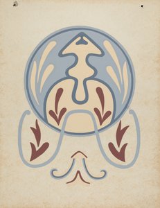 ポートフォリオ「Decorative Art of Spanish California」のサン アントニオ デ パラ ウォール デザイン 作： American 20th Century