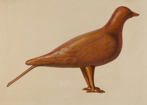 鳩のおとり 作： American 20th Century