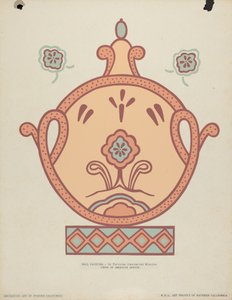 ミッション ラ プリシマ コンセプシオン ウォール ペインティング ポートフォリオ「Decorative Art of Spanish California」から 作： American 20th Century