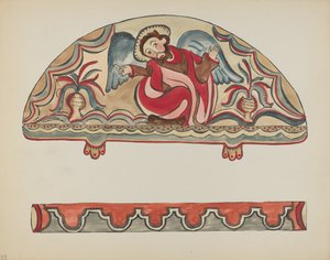 プレート 15: The Creation (Lunette): Portfolio "Spanish Colonial Designs of New Mexico" より