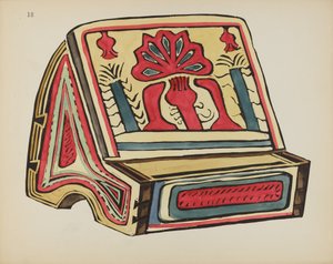 プレート 18: 読書台、リャノ: ポートフォリオ「ニューメキシコのスペイン植民地時代のデザイン」より 作： American 20th Century