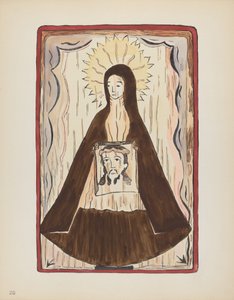 プレート 20: Saint Veronica: Portfolio "Spanish Colonial Designs of New Mexico" より