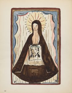 プレート 20: Saint Veronica: Portfolio "Spanish Colonial Designs of New Mexico" より