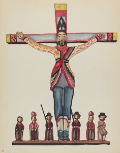 プレート 29: 聖アカシウス: ポートフォリオ「ニューメキシコのスペイン植民地時代のデザイン」より