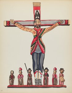プレート 29: 聖アカシウス: ポートフォリオ「ニューメキシコのスペイン植民地時代のデザイン」より