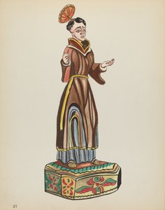プレート 37: Saint Anthony: Portfolio "Spanish Colonial Designs of New Mexico" より