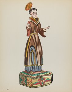プレート 37: Saint Anthony: Portfolio "Spanish Colonial Designs of New Mexico" より