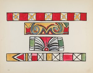 プレート 49: その他のデザイン: ポートフォリオ「ニューメキシコのスペイン植民地デザイン」より 作： American 20th Century