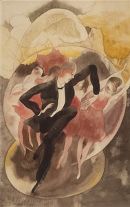 ヴォードヴィル（コーラスのダンサー） 作： American Charles Demuth