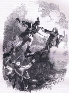 ストニー・ポイントへの攻撃（1900年頃、Cassell, Petter & Galpin社発行のCassells History of the United Statesからの挿絵）（リトグラフ版