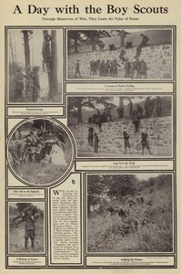 ボーイスカウトの一日（モノクロ写真 作： American Photographer (after)