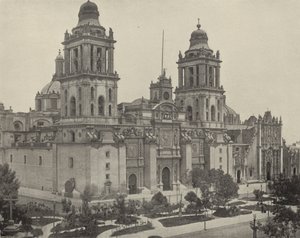メキシコシティのカテドラル（モノクロ写真 作： American Photographer (after)