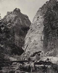 コロラド州シャイアン・キャニオン（モノクロ写真 作： American Photographer (after)