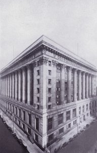 シカゴ市庁舎と郡庁舎（モノクロ写真 作： American Photographer (after)